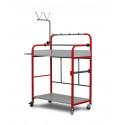 T4W Universal mobile painting trolley rack