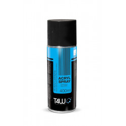 T4W Spray black acrylic paint gloss 400 ml